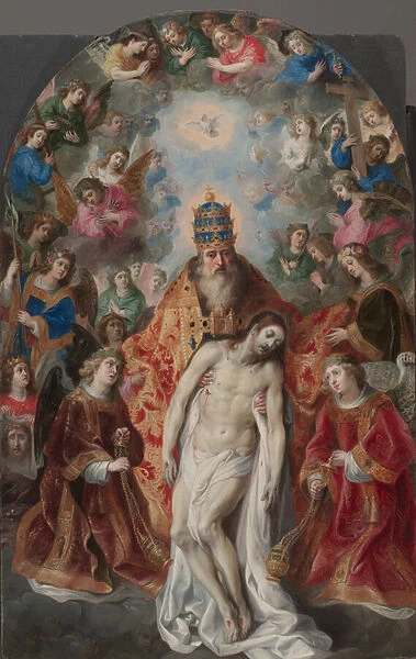 The Trinity, c. 1620 (oil on wood)