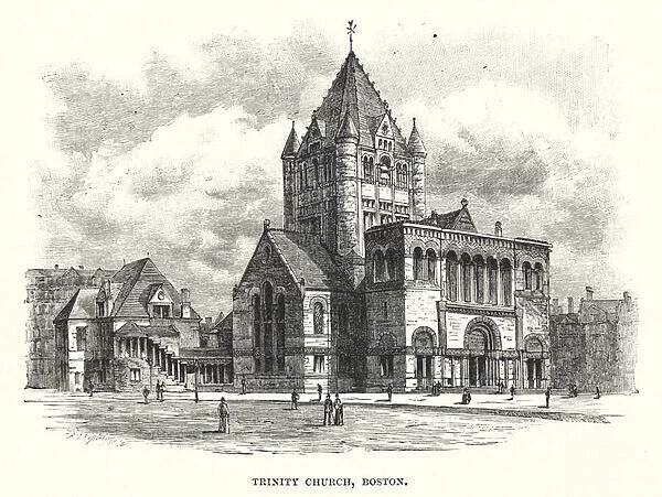 Trinity Church, Boston (engraving)