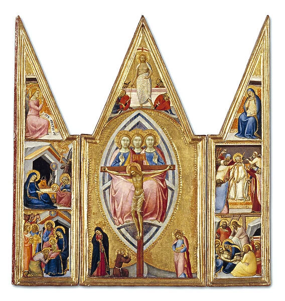 The Trinity and the Crucifixion with Scenes from the Life of Christ, c