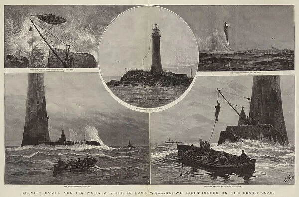 Trinity House and its Work, a Visit to some Well-Known Lighthouses on the South Coast (engraving)