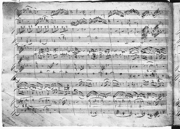 Trio in G major for violin, harpsichord and violoncello (K 496) 1786 (2nd page)