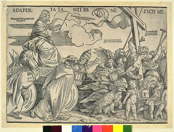 Triumph of Christ (wood engraving)
