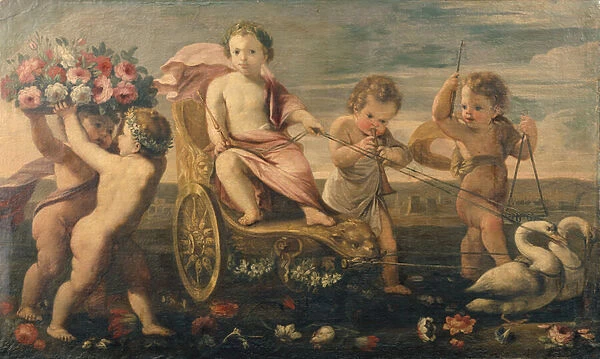 The Triumph of Cupid (oil on canvas)