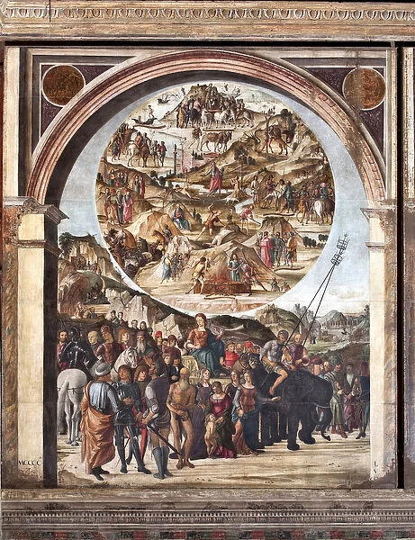 Triumph of Fame, episodes of the Old Testament, scenes of martyrs (Painting, 1490)
