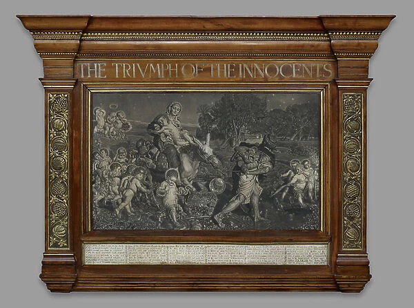 The Triumph of the Innocents, engraved by Charles Robert Ashbee (engraving)