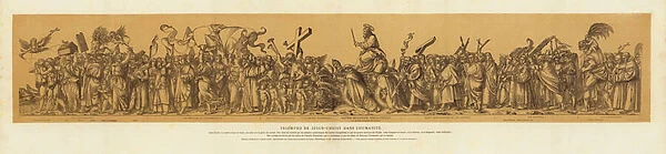 Triumph of Jesus Christ in mankind (engraving)