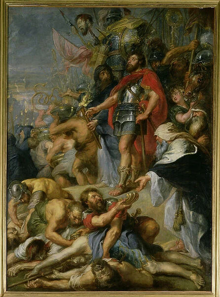 The Triumph of Judas Maccabeus, 1635 (oil on canvas)