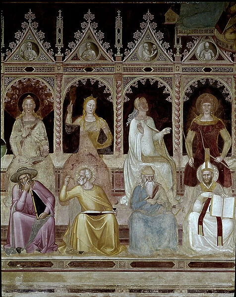 Triumph of Saint Thomas Aquinas, 1365 (Fresco)