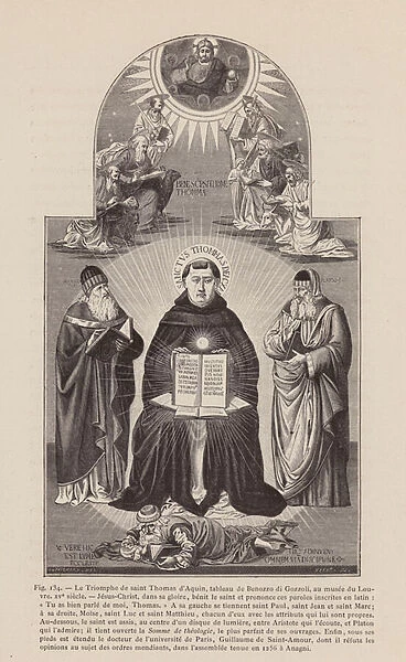 Triumph of St Thomas Aquinas (engraving)