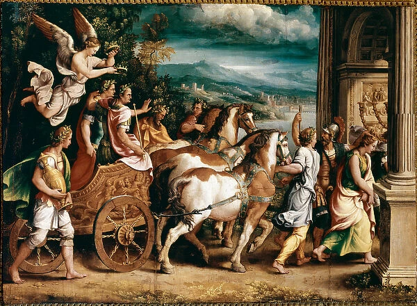 Triumph of Titus and Vespasian (painting, ca 1537)