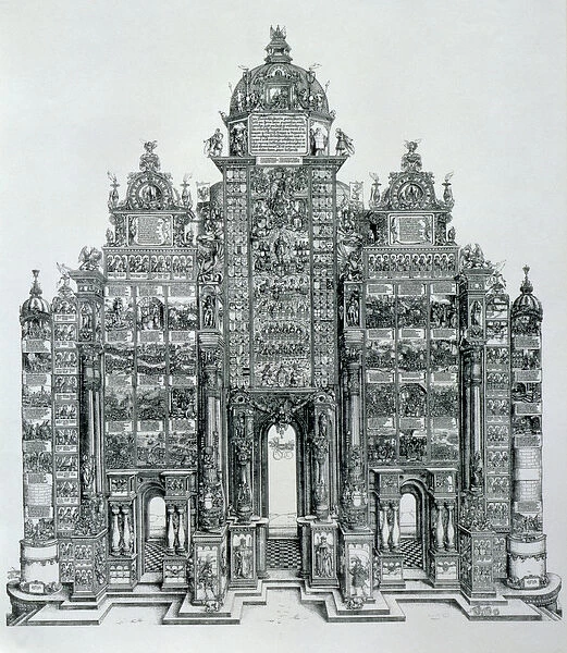 The Triumphal Arch of Emperor Maximilian I of Germany (1459-1519), dated 1515, pub