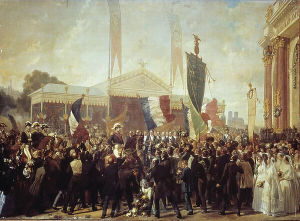 Triumphant Entrance of Prince President Louis Napoleon Bonaparte (1808-1873