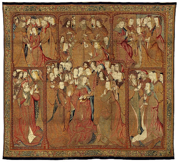 Triumphs of the Mother of God or Panos de Oro, 1500-02 (tapestry)