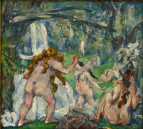 'Trois Baigneuses'Peinture de Paul Cezanne (1839-1906