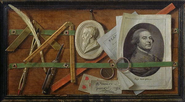 Trompe l Oeil, 1785 (oil on canvas)