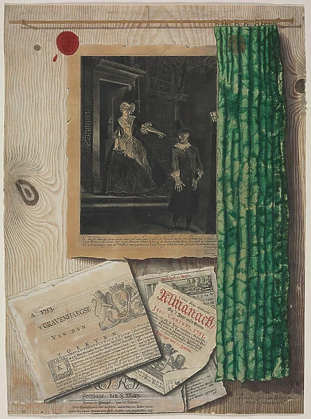 Trompe l'Oeil Still Life, c.1754 (gouache, tempera? and w / c)