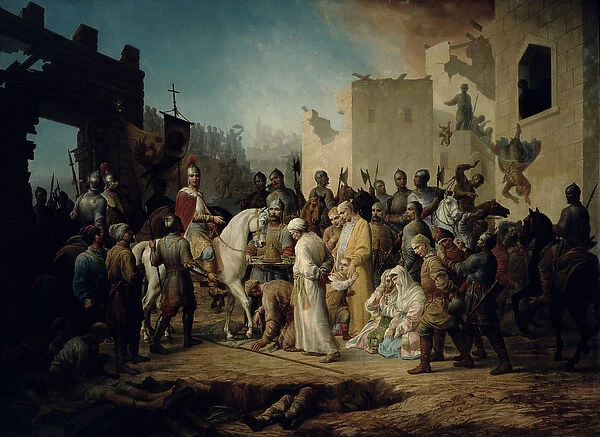 Tsar Ivan IV conquering Kazan in 1552, 1894 (oil on canvas)