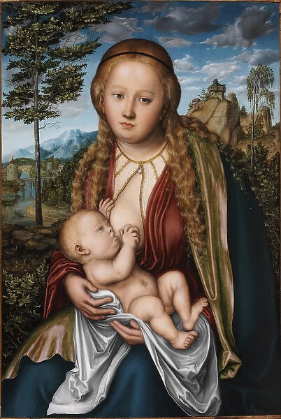 Tthe Virgin suckling the Child - Lucas Cranach the Elder (1472-1553