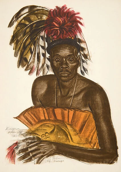 Tuba, chef Matchaga (Niangara (haut Ouelle), from Dessins et Peintures d Afrique