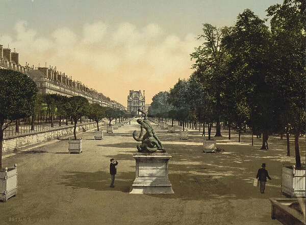 The Tuileries garden, Paris, c. 1890-1900 (photochrom)