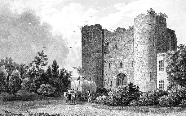 Tunbridge Castle, Kent, engraved by S. Lacey, 1831 (engraving)