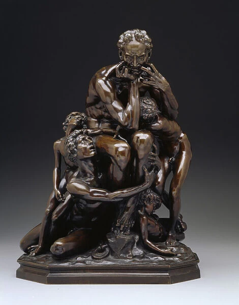 Ugolino and his Children, 1860, cast c. 1871 (bronze)