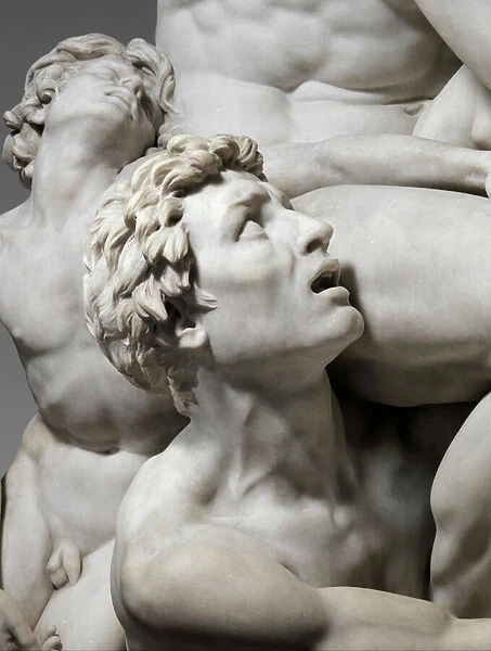 Detail of Ugolino and His Sons, 1865-67 (Saint-Beat marble)