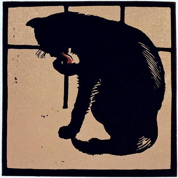 The Un-Common Cat, from The Square Book of Animals, originally pubLished 1900 (colour litho)