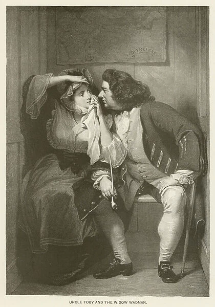 Uncle Toby and the widow Wadman (engraving)
