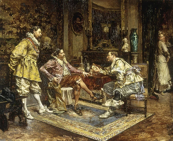 Une Histoire d Amour, 1901 (oil on canvas)