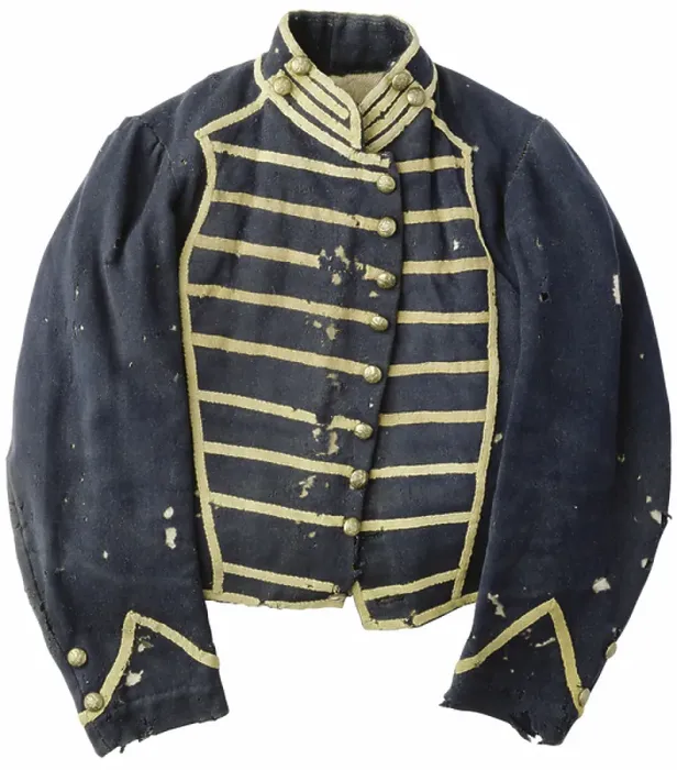 Framed Print : Uniform shell jacket of Gustave Schumann (textile)