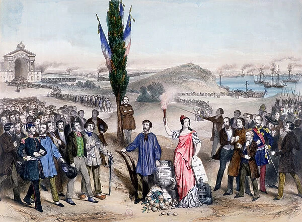 Universal Suffrage, 1850 (litho)