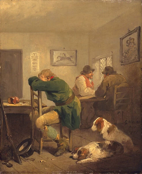 The Unlucky Sportsman, 1792 (oil on panel)
