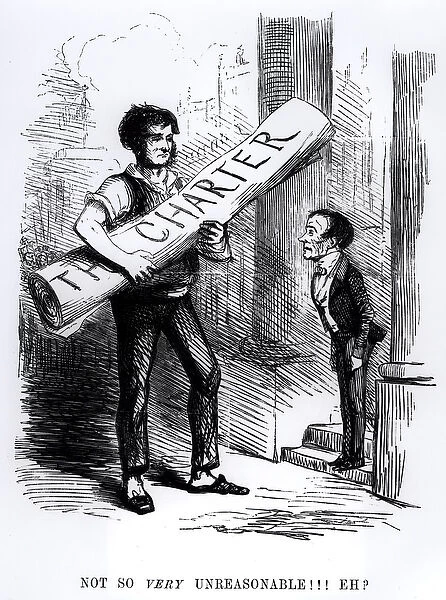 Not So Very Unreasonable, Eh?, cartoon from Punch Magazine, 1848 (engraving)