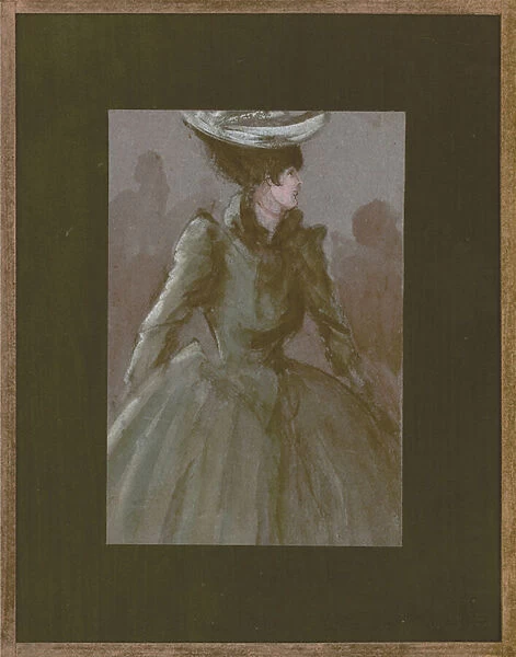 Upper Class Woman with Hat