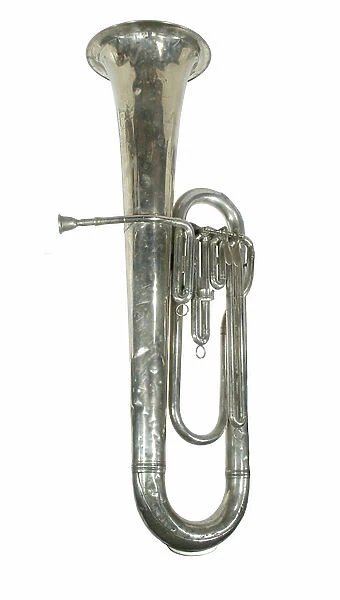 Upright bass German silver horn