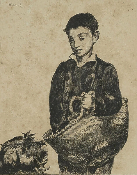 The Urchin (Le gamin), 1874 (litho)