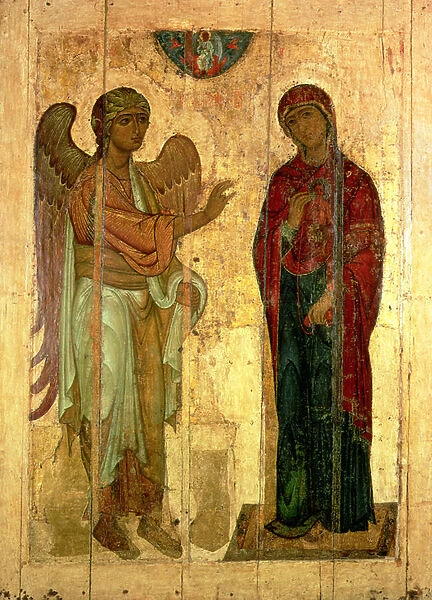 The Ustiug Annunciation, c. 1130-40 (tempera on panel)