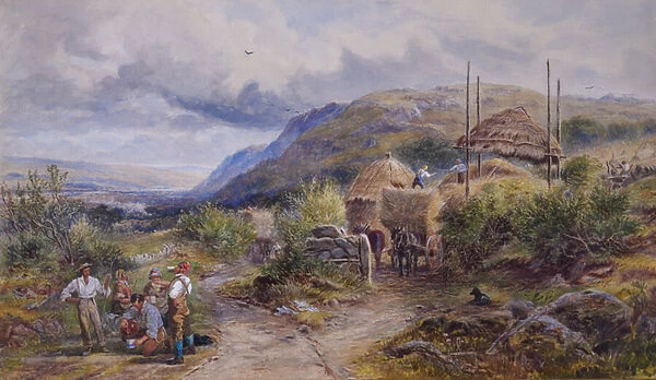 Vale of Conway, 19th century (Watercolour)