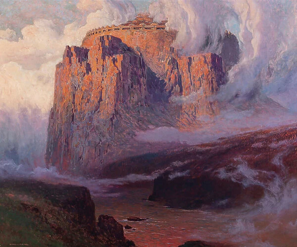 Valhalla, before 1911 (oil on canvas)
