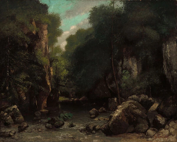 The Valley of Les Puits-Noir, 1868 (oil on canvas)
