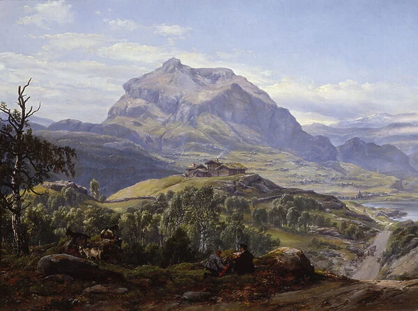 Vang in Valdres, 1846 (oil on canvas)