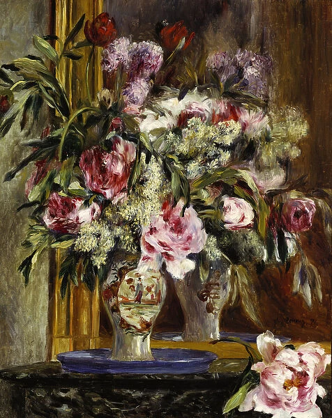 Vase of Flowers, 1871 (oil on canvas)