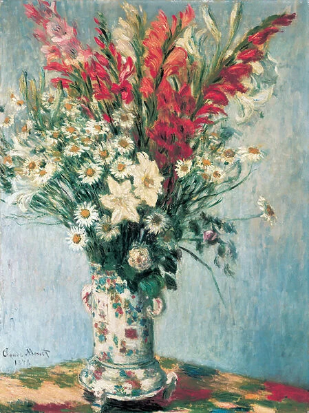 Vase of flowers, 1878 (oil on canvas)
