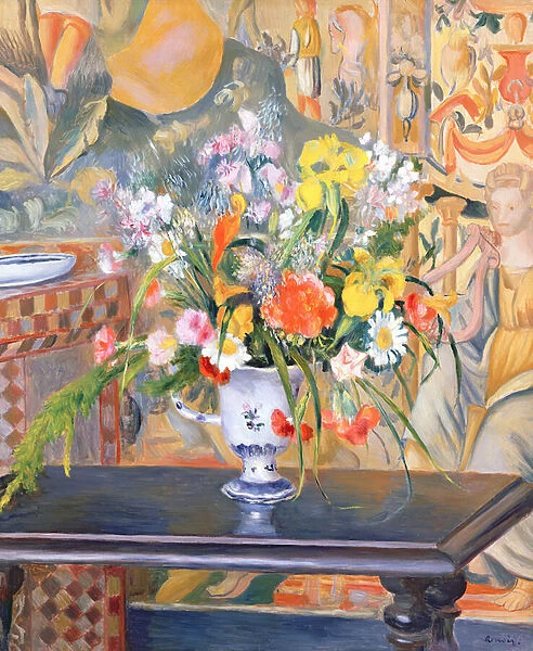 Vase of Flowers, 1885 (oil on canvas)