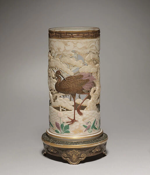 Vase, manufacturer Worcester Porcelain Factory, 1873 (ceramic)