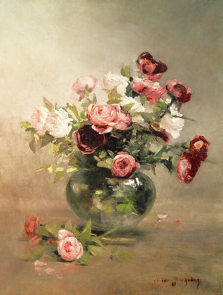 Vase with Roses