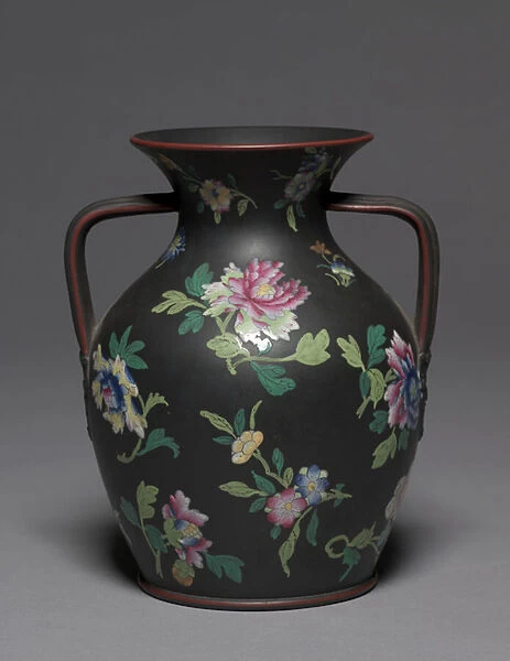 Vase, made by the Wedgwood Factory, c. 1804-10 (black basalt)