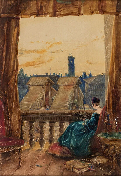 Venice, 1839 (watercolour on paper)