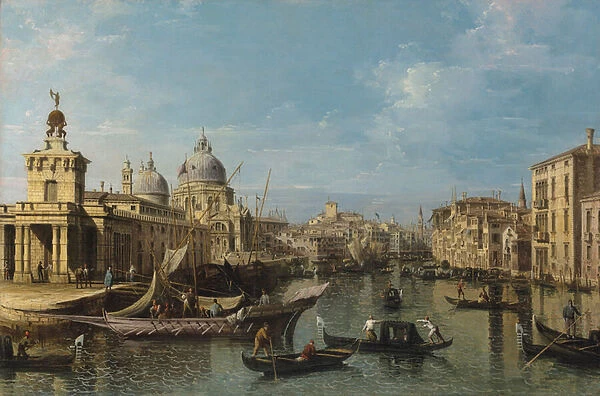 Venice: The Entrance to the Grand Canal, c. 1720-80 (oil on canvas)